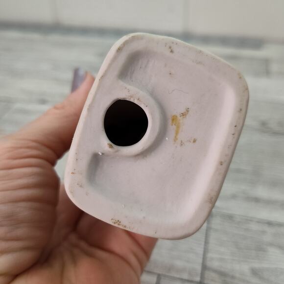 Colonial Man Holding Hat Figurine 6" Tall Green Jacket Yellow Tie Home Decor - Picture 7 of 9